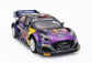 Truescale Ford england Puma Rally1 Red Bull Team Ford World Rally M-sport N 19 Winner Rally Montecarlo 2022 S.loeb - I.galmiche 1:18 Purple Yellow Black