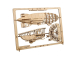 Ugears 2,5D drevené mechanické puzzle Vzducholoď Zeppelin