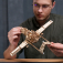 Ugears 3D drevené mechanické puzzle Bojový dron Bayraktar TB2