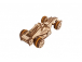 Ugears 3D drevené mechanické puzzle Compact Racer