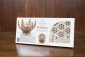 Ugears 3D drevené mechanické puzzle Kvetina