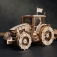 Ugears 3D drevené mechanické puzzle Traktor vyhráva