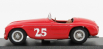 Umelecký model Ferrari 166 Touring Barchetta N 25 Winner Palm Springs 1951 M.lewis 1:43 Red