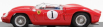 Umelecký model Ferrari 246 Sp N 1 2nd 3h Daytona 1962 Hill - Rodriguez 1:43 Red