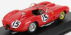 Umelecký model Ferrari 290s Spider Ch.0656 N 15 12h Sebring 1957 Gregory - Brero 1:43 Red