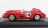 Umelecký model Ferrari 290s Spider Ch.0656 N 15 12h Sebring 1957 Gregory - Brero 1:43 Red