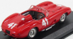 Umelecký model Ferrari 315s Spider N 41 500 míľ Road America 1957 P.hill 1:43 Red