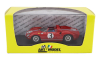 Umelecký model Ferrari 330p Spider N 3 Winner Tourist Trophy 1964 G.hill 1:43 Červená svetlomodrá