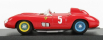 Umelecký model Ferrari 335s Ch.0700 N 5 2nd 1000km Nurburgring 1957 Collins - Gendebien 1:43 Red