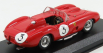 Umelecký model Ferrari 335s Spider Ch.0674 N 3 Sweden Gp 1957 Hawthorn - Musso 1:43 Red