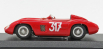 Umelecký model Ferrari 500tr Spider Ch.0610 N 317 Giro Di Sicilia 1956 G.starrabba 1:43 Červeno-žltá