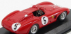 Umelecký model Ferrari 625 Lm Spider N 5 Road America Elkhart Lake 1962 Gerber - Bridge 1:43 Red