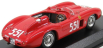 Umelecký model Ferrari 860 Monza Spider Ch.0628 N 551 2nd Mille Miglia 1956 Collins - Klementaski 1:43 Red