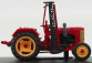 Universal hobbies Babiole Super Babi 203 Tractor 1954 1:43 Červená