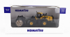 Universal hobbies Komatsu Wa475-10 Ruspa Gommata - škrabací traktor s drapákom na drevo 1:50 žltá čierna