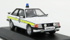 Vanguards Ford england Escort Mkiii Xr3i Police 1990 1:43 bielo žltá