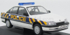 Vanguards Vauxhall Carlton 2.6li West Mercia Police 1989 1:43 Biela modrá žltá