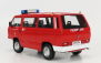 Volkswagen T3 Minibus Syncro Feuerwehr 1987 1:18 Červená