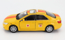 Welly Toyota Camry Taxi Tokio Japan 2009 - poškodenie karty Box 1:38 žltá