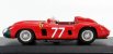 Art-model Ferrari 860 Monza Spider Ch.0628 N 77 Coppa D'oro Delle Dolomiti 1956 Gendebien - Podložka 1:43 Červená zelená