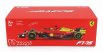 Bburago Ferrari F1-75 Scuderia Ferrari N 16 2nd Monza Gp Italy (pole Position) 2022 Charles Leclerc – With Pilot And Showcase – Exclusive Carmodel 1:24 čeveno-žltá