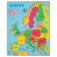 Bigjigs Toys Drevené puzzle Mapa Európy 25 dielikov