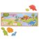 Bigjigs Toys Magnetické puzzle Dinosaury