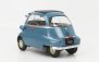 BMW Isetta 1959 v mierke 1:12 modrá sivá