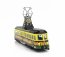 Corgi Tramvajový štetec Railcoach Blackpool Transport Interflora 1970 1:76 Žltá čierna