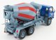 Edicola Berliet Grh230 6x4 Betoniera Tanker Cement Mixer Truck 3-assi 1959 - Movimento Terra 1:43 Modrá sivá červená