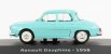 Edicola Renault Dauphine 1958 - Con Vetrina - S vitrínou 1:43 svetlomodrá