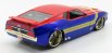 Jada Ford usa Mustang Mach I 1973 s postavičkou Captain Marvel 1:24 Červená modrá žltá