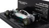 Minichamps Mercedes gp F1 Mgpw05 Hybrid Team Amg Petronas N 44 Majster sveta sezóna 2014 Lewis Hamilton 1:43 Strieborná zelená