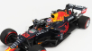 Minichamps Red bull F1 Rb16b Honda Ra620h Team Aston Martin N 33 Víťaz holandského Gp Majster sveta 2021 Max Verstappen 1:18 Matná modrá žltá červená