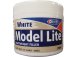 Model Lite White svetlý tmel na drevo biely 240ml