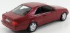 Modely Mercedes benz S-class 600sec Coupe (c140) 1992 1:18 Red Met