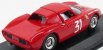 Najlepší model Ferrari 250lm Coupe N 31 Winner Monza 1964 N.vaccarella 1:43 Červená