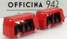 Officina-942 Fiat 1100 Elr Autotreno Visitatori Fiera Del Levante Carrozzeria Romanazzi 1953 1:76 červená