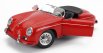 Porsche 356a Speedster 1955 v mierke 1:12 Červená