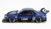 Zapaľovanie-model Nissan Skyline Lb-er34 N 5 Super Silhouette Lbwk 1996 1:18 Modrá čierna