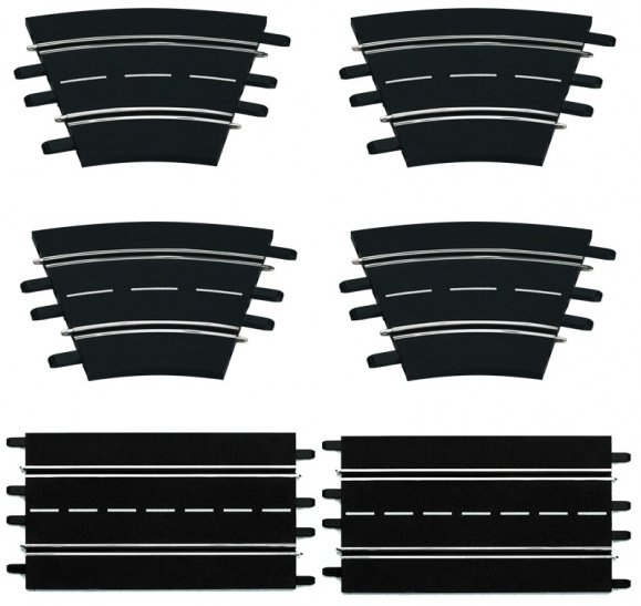 Obrázok Carrera EVO/D132/D124 - 20613 Zatáčka s úžením a krajnicí