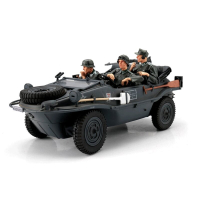 Obrázok 1/16 Schwimmwagen, sada figúrok, ručne maľované, 3 ks.