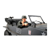 Obrázok 1/16 Schwimmwagen, strelec, ručne maľovaný, 1 ks.