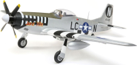 Obrázok E-flite P-51D Mustang 1.2m SAFE Select BNF Basic