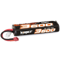 Obrázok KONECT LiPo 3600mah 7.4V 30C 2S1P 26,6Wh (T-Dean )