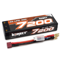 Obrázok KONECT LiPo 7200mah 7.4V 50C 2S1P 53,2Wh (T-Dean )