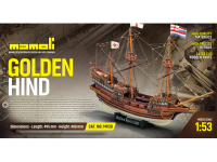 Obrázok MAMOLI Golden Hind 1577 1:53 kit