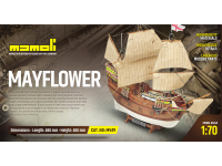 Obrázok MAMOLI Mayflower 1609 1:70 kit