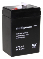 Obrázok MULTIPOWER Pb akumulátor MULTIPOWER 6V/4,5Ah 8KM8560