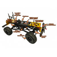 Obrázok RC auto DF-4J XXL Crawler 2023, čierne